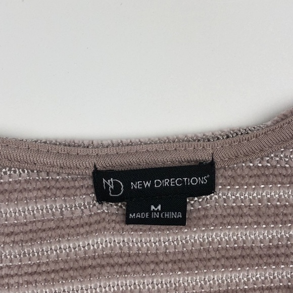 New Direction Women Longsleeve Top Size M Peach SC - Picture 2 of 8